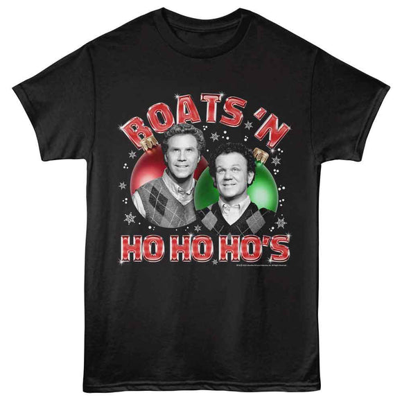 STEP BROTHERS BOATS N HO HO HOS S T-Shirt in Black