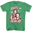STEP BROTHERS HO HO HOES S T-Shirt in Kelly Heather