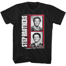 STEP BROTHERS BW PHOTOS S T-Shirt in Black