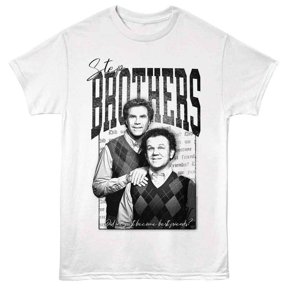 STEP BROTHERS JUST BECOME FRIENDS S T-Shirt in White