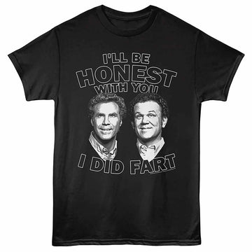 Step Brothers Honest Fart Black Adult T-Shirt