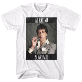 SCARFACE PACINO S T-Shirt in White
