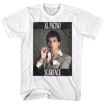 SCARFACE PACINO S T-Shirt in White