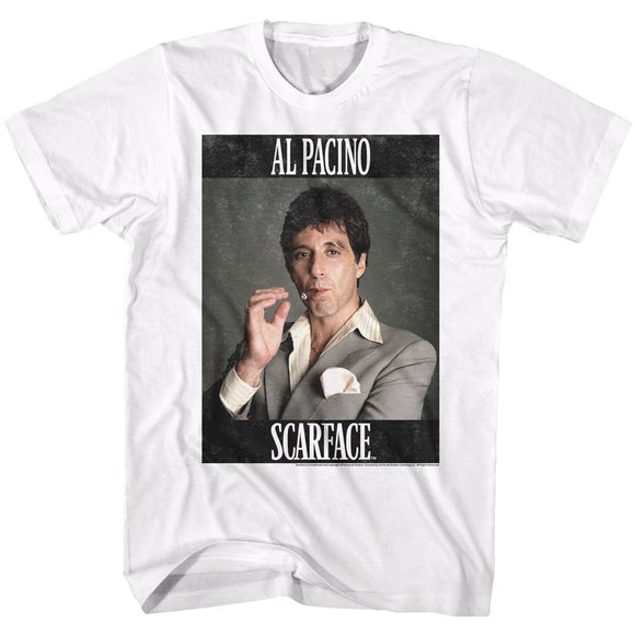 SCARFACE PACINO S T-Shirt in White