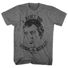 SCARFACE AINT NO COCKROACH S T-Shirt in Graphite Heather