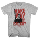 SCARFACE THE BAD GUY S T-Shirt in GRAY Heather