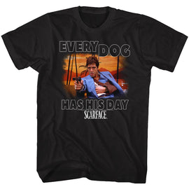 SCARFACE EVERY DOG S T-Shirt in Black