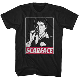 SCARFACE OBEY TONY S T-Shirt in Black