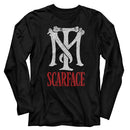 SCARFACE TM L/S S T-Shirt in Black