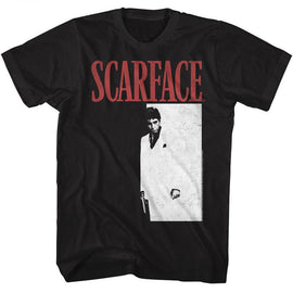 SCARFACE MENG S T-Shirt in Black