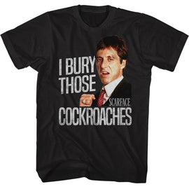 SCARFACE I BURY S T-Shirt in Black