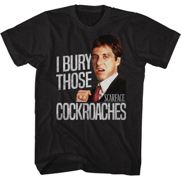 SCARFACE I BURY S T-Shirt in Black