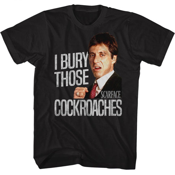 SCARFACE I BURY S T-Shirt in Black