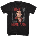 SCARFACE TONY S T-Shirt in Black