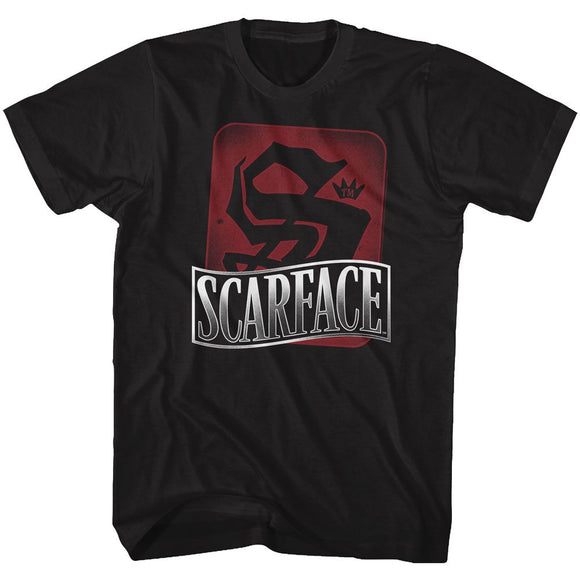 SCARFACE S IS FOR S T-Shirt in Black