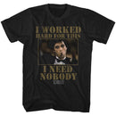 SCARFACE NOBODY S T-Shirt in Black