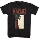 SCARFACE WITHFLAG S T-Shirt in Black
