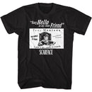 SCARFACE SF QUOTES S T-Shirt in Black