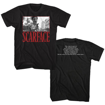 SCARFACE OTHER NAME S ***F&B*** T-Shirt in Black