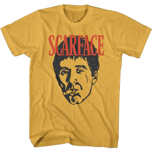 SCARFACE FACE S T-Shirt in Ginger