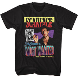 SCARFACE MOST WANTED S T-Shirt in Black