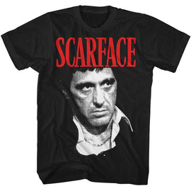 SCARFACE FACE S T-Shirt in Black