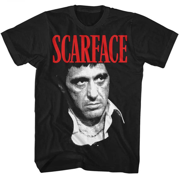 SCARFACE FACE S T-Shirt in Black