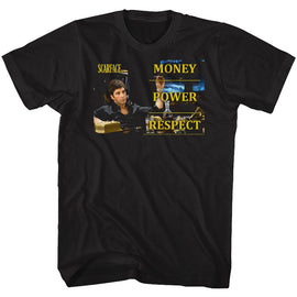 SCARFACE MONPOWRES S T-Shirt in Black
