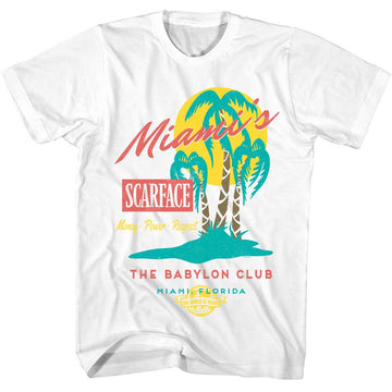 SCARFACE THE BABYLON CLUB S T-Shirt in White