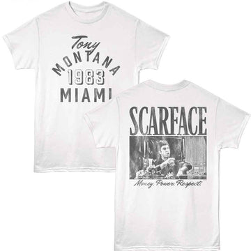 SCARFACE MIAMI 83 OVERSIZED ***F&B*** S T-Shirt in White