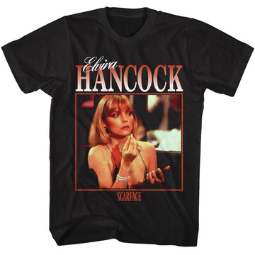 SCARFACE ELVIRA H S T-Shirt in Black