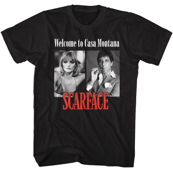 SCARFACE CASA DE MONTANA S T-Shirt in Black