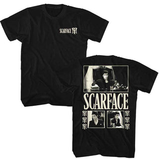 Scarface Scarface Three Photos F B Adult T-Shirts
