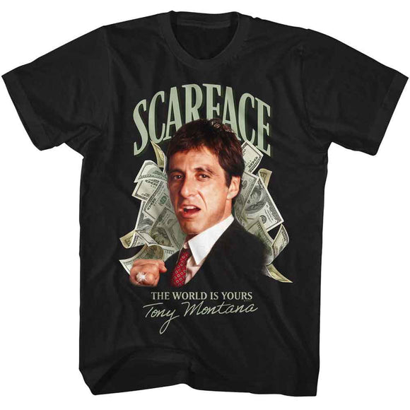 SCARFACE MONEY S T-Shirt in Black
