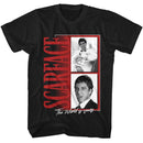 SCARFACE LOGO PICS S T-Shirt in Black