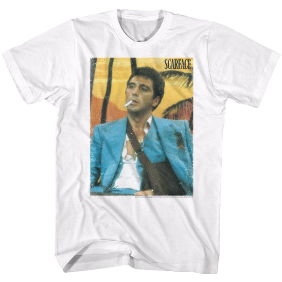 SCARFACE CIG S T-Shirt in White