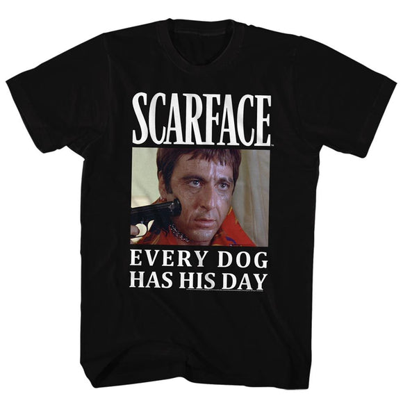 SCARFACE DOGE S T-Shirt in Black