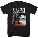 SCARFACE HELLO FRIEND S T-Shirt in Black