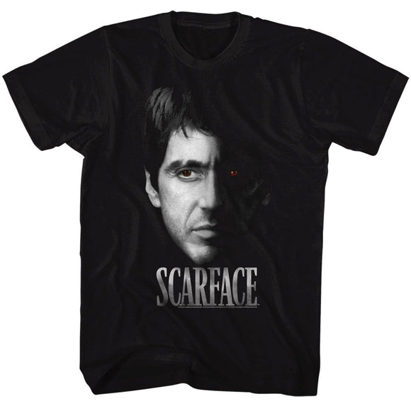 SCARFACE RED EYE S T-Shirt in Black