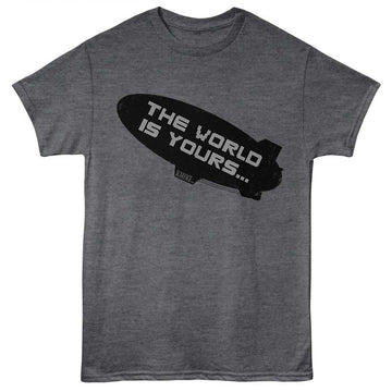 SCARFACE BLIMP S T-Shirt in Heather Charcoal