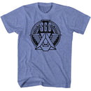 STARGATE SGC EMBLEM S T-Shirt in Light BLUE Heather