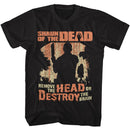 SHAUN OF THE DEAD REMOVE THE DEAD S T-Shirt in Black
