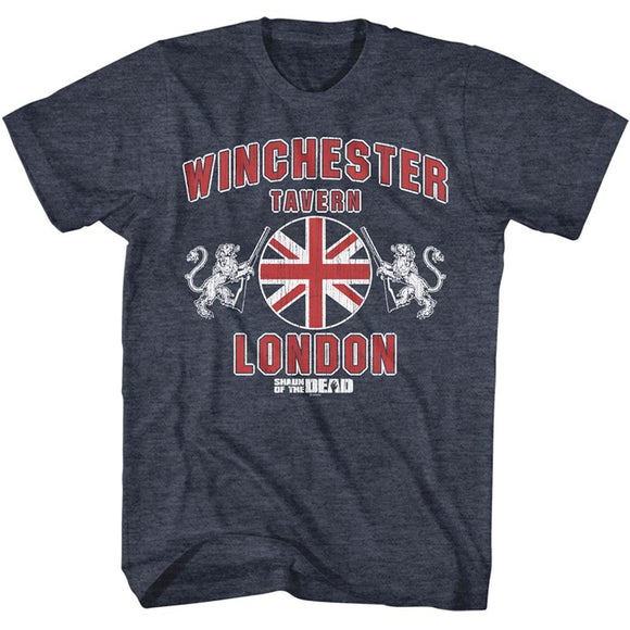 SHAUN OF THE DEAD WINCHESTER LONDON S T-Shirt in NAVY Heather