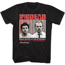 SHAUN OF THE DEAD VIDEO GAME S T-Shirt in Black