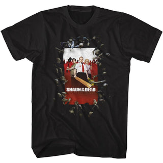 Shaun Of The Dead Shaun Of The Dead Shaun Poster Adult T-Shirts