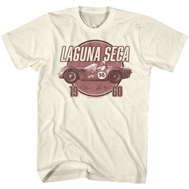 CARROLL SHELBY LAGUNA SECA 1960 S T-Shirt in Natural