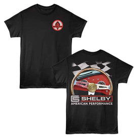 CARROLL SHELBY STEERING WHEEL F B ***F&B*** S T-Shirt in Black