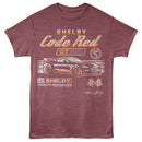CARROLL SHELBY CODE RED S T-Shirt in Vintage Maroon Heather
