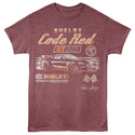 Carroll Shelby Carroll Shelby Code Red Adult T-Shirts