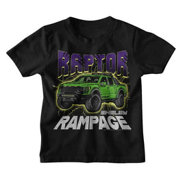 CARROLL SHELBY RAPTOR LIGHTNING TODDLER 2T T-Shirt in Black